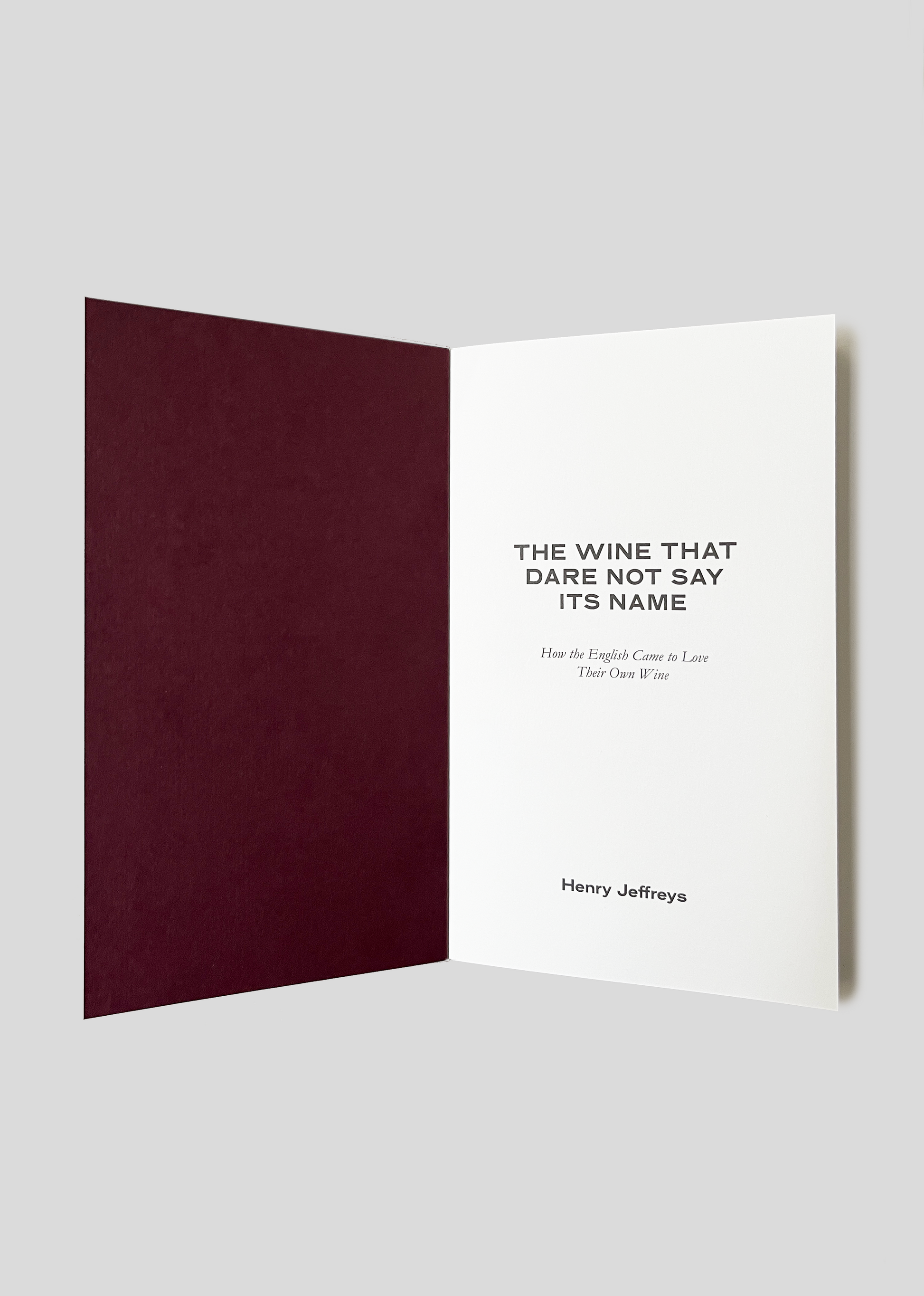 The Wine That Dare Not Say Its Name